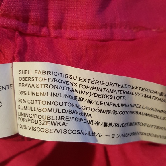 Anthropologie Avitus Button Front Linen Shorts - Picture 8 of 8